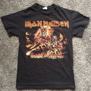 Iron Maiden Hallowed Be Thy Name band tee shirt